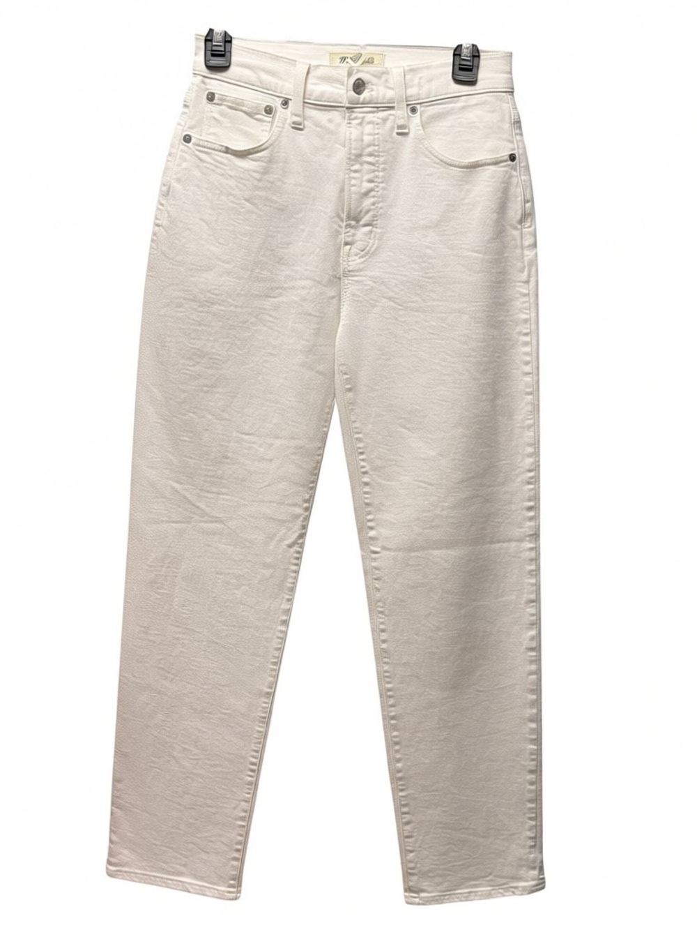 Madewell The Perfect Vintage Straight Jean Ivory/Off-white Jeans